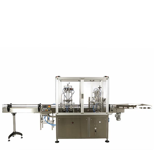 2-head dosing line for pharmaceutical liquid products