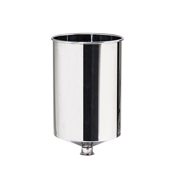 Cylindrical hopper with conical bottom
