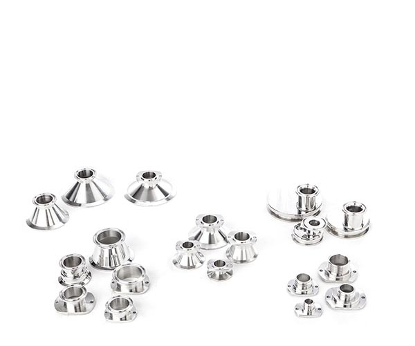 Our fittings are made of stainless steel AISI 304 and 316