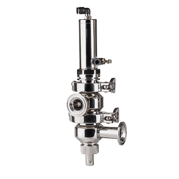 Three-way valve for 1 inch liquids