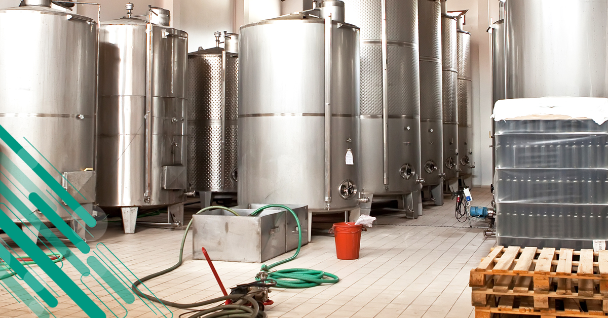 pulizia cantina vino